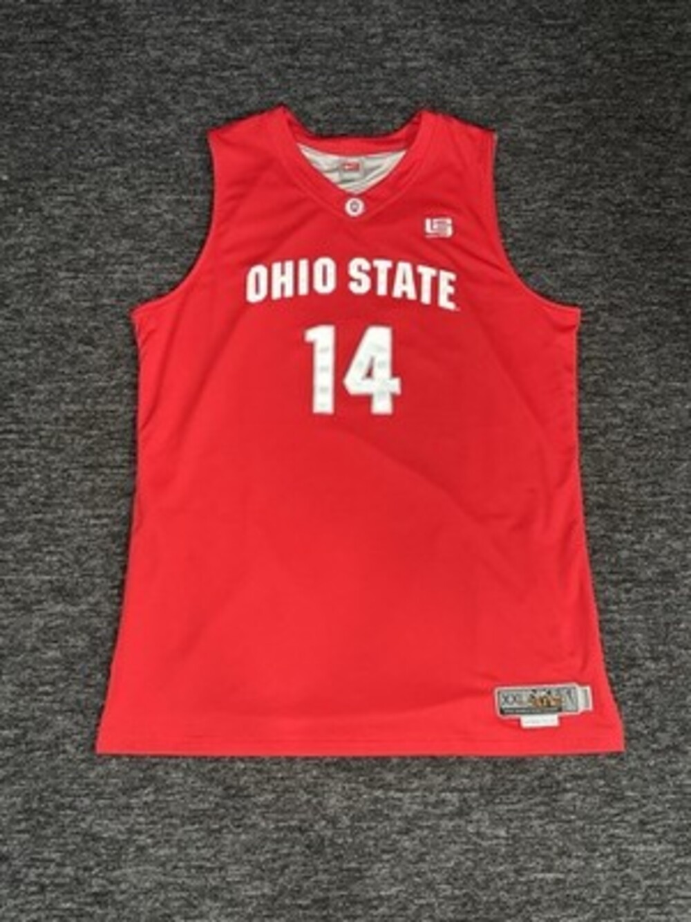 Vintage Ohio State Buckeye Jersey Men Basketball Nike Elite Lebron James #14 2XL